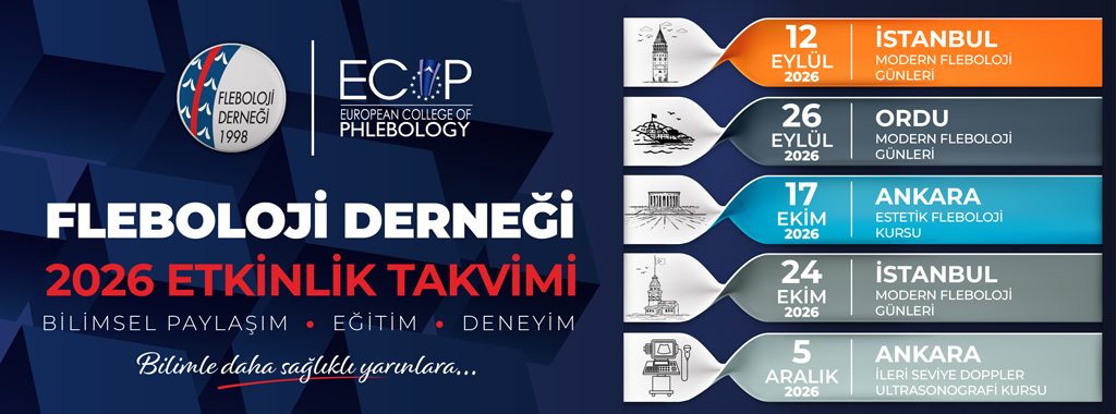 Fleboloji Derneği 2026 Etkinlik Takvimi